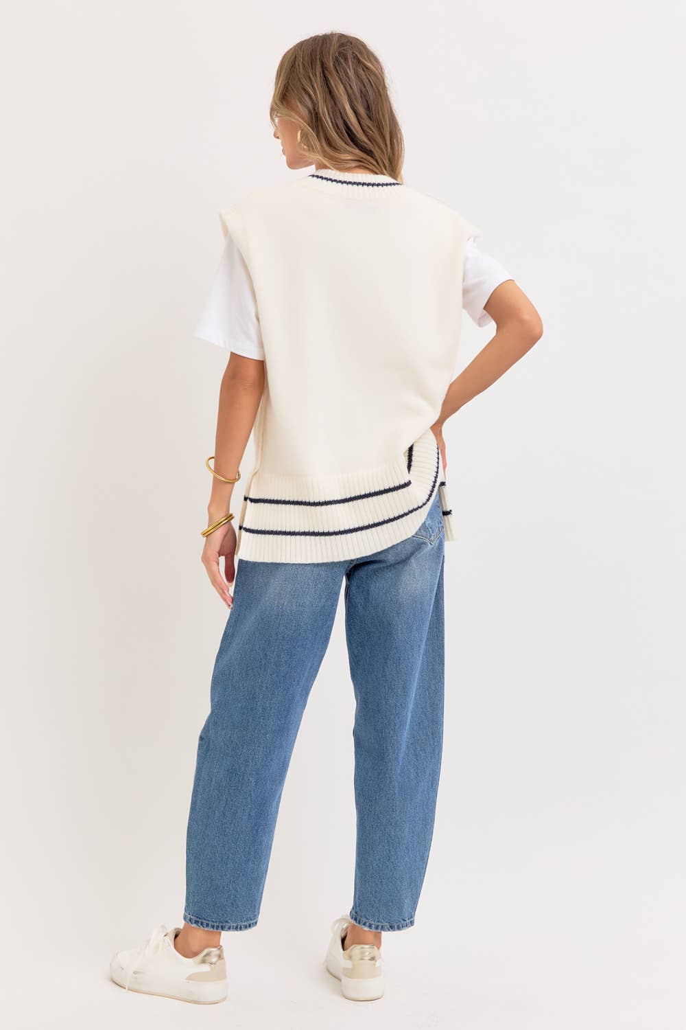 Super Soft Knit Poncho Sweater Vest