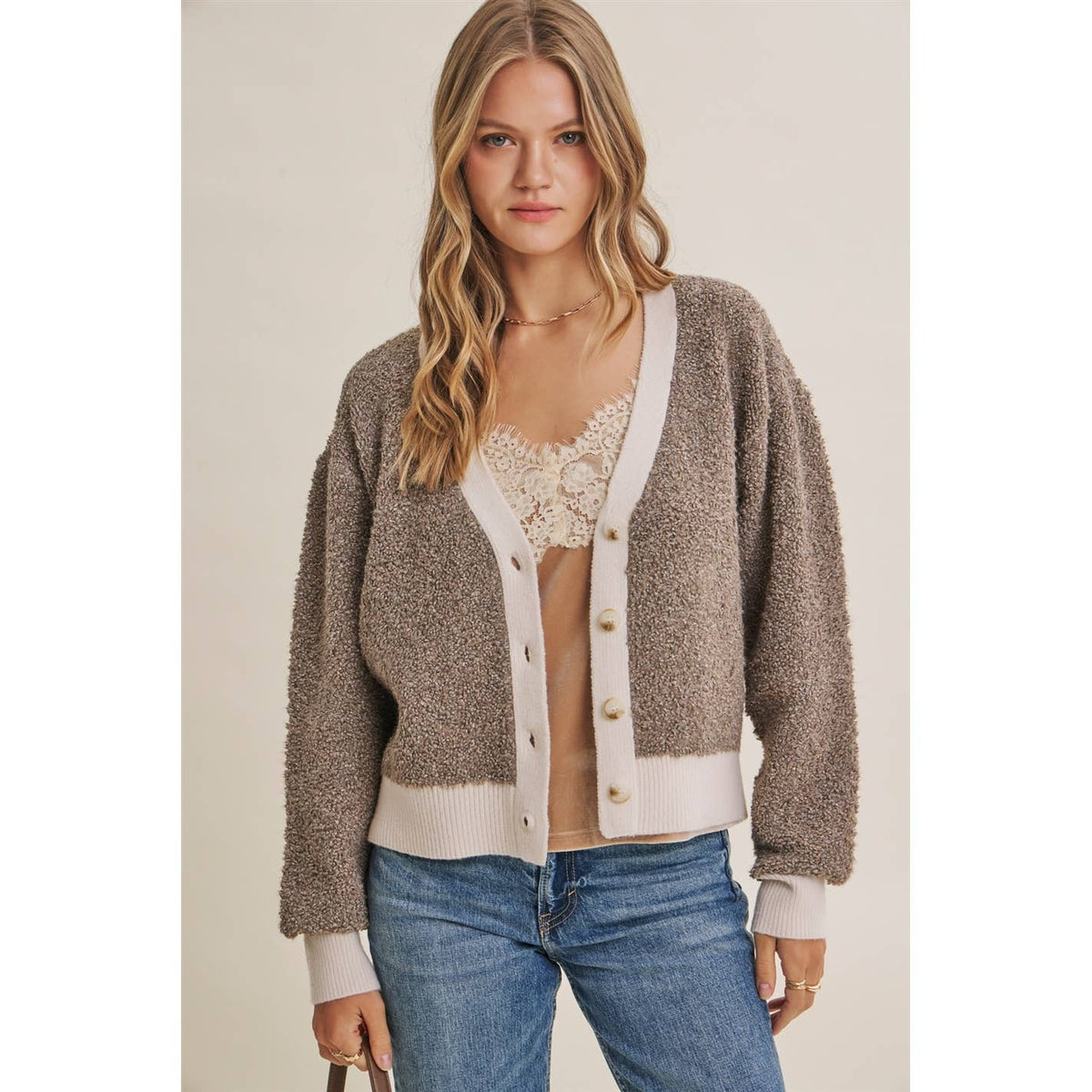 Eyelash Lace Velvet Cami