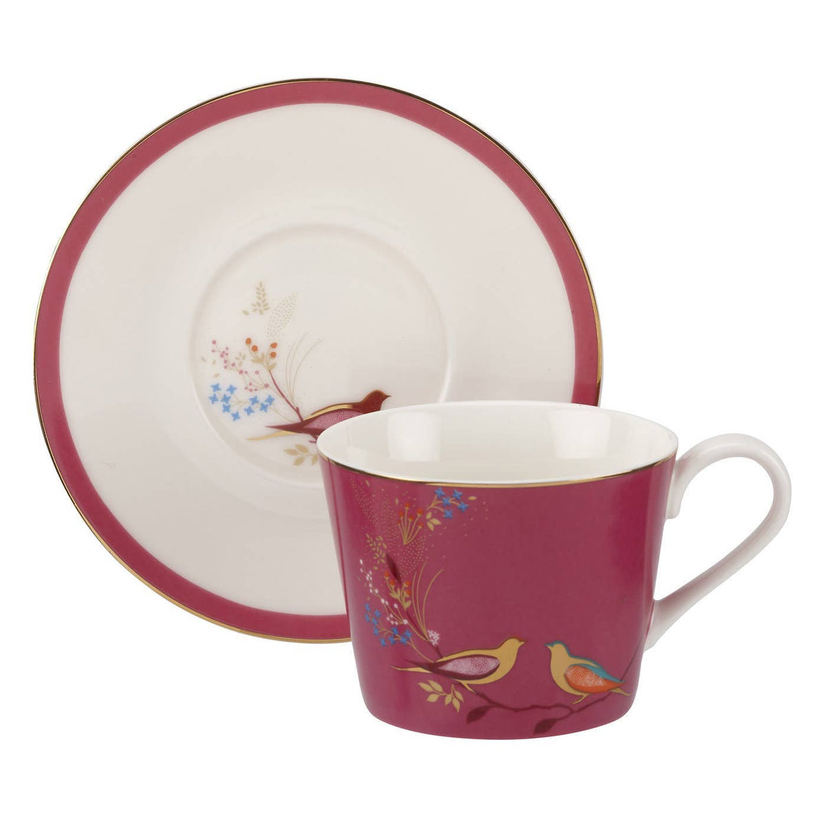 Chelsea Collection Tea Cup & Saucer - Pink