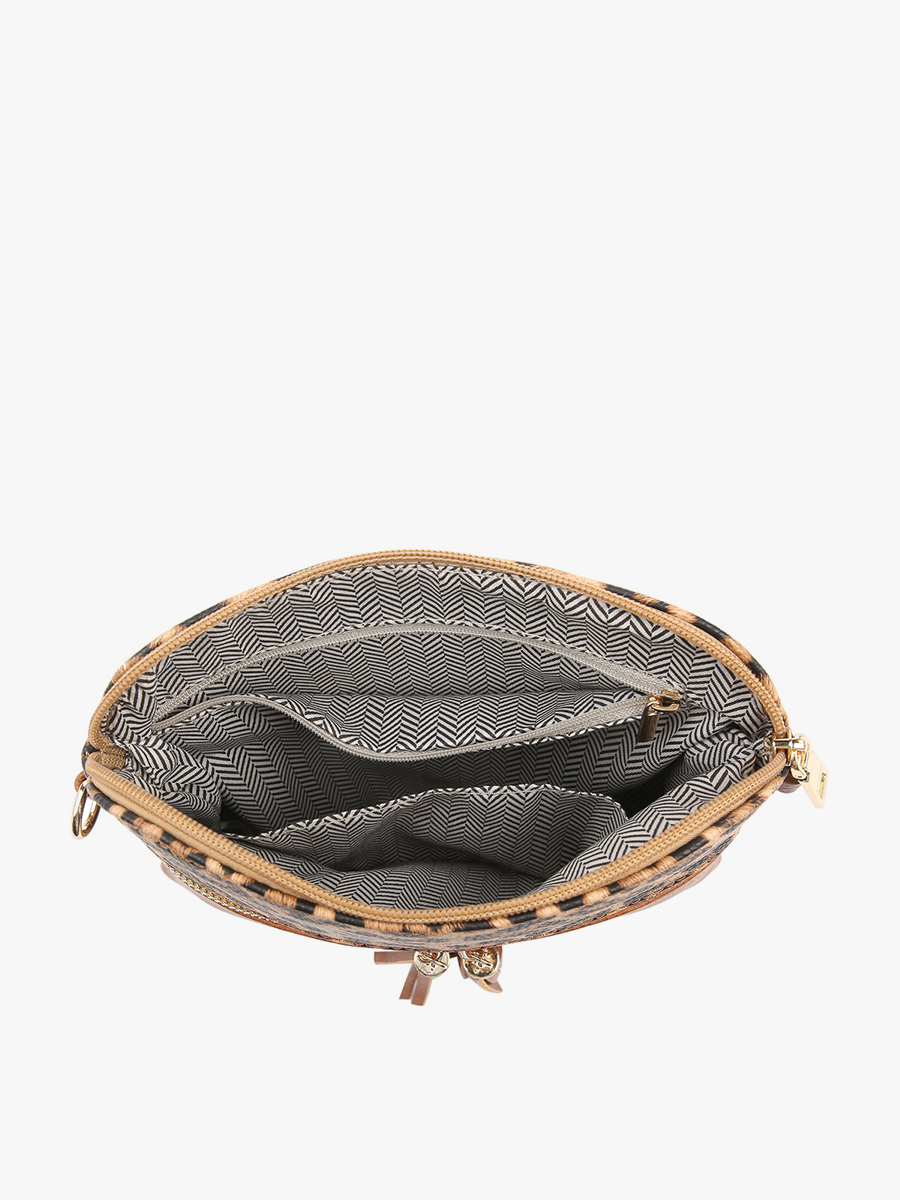 Tara Double Zip Crossbody/Wristlet - 2 color options