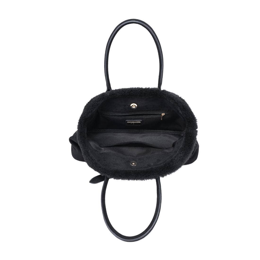 Tommy Fur Trimmed Satchel