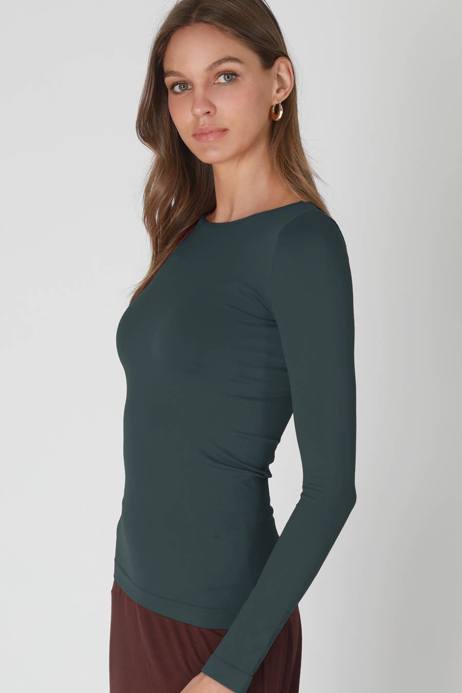 Long Sleeve Crew Neck Top