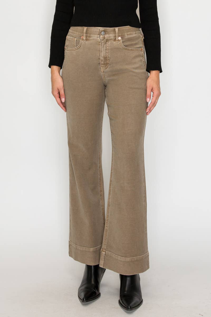 Holly Flare Pants – Mushroom