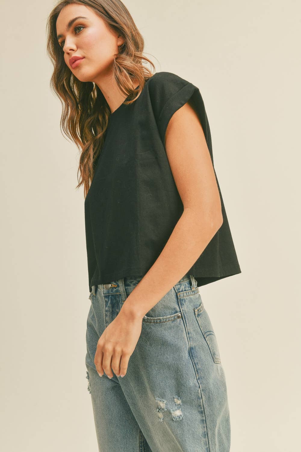 Boxy Cropped T-shirt