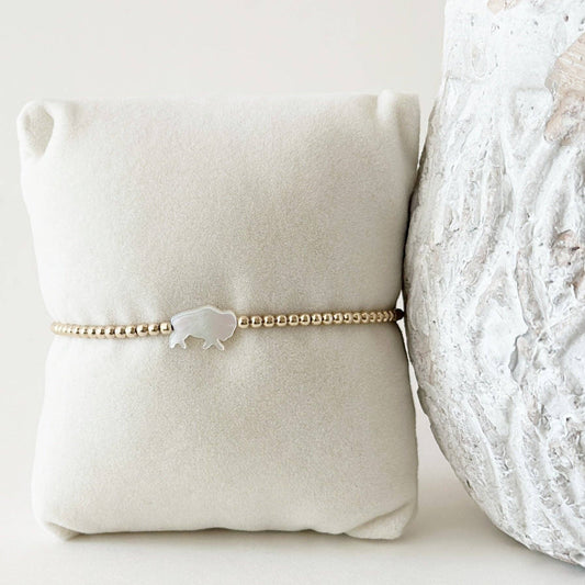 Buffalo Bills Mother of Pearl Bracele