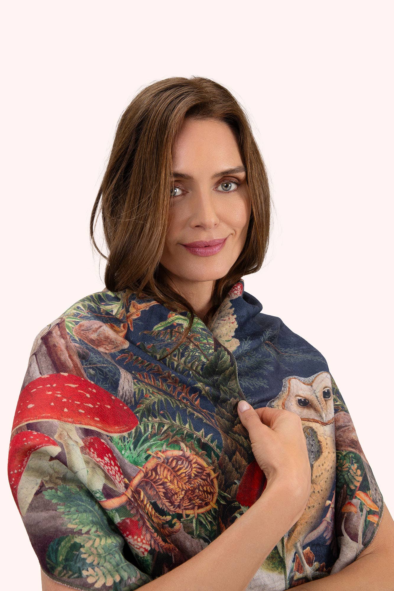 Lux Scarf - Wild Woodland Owl