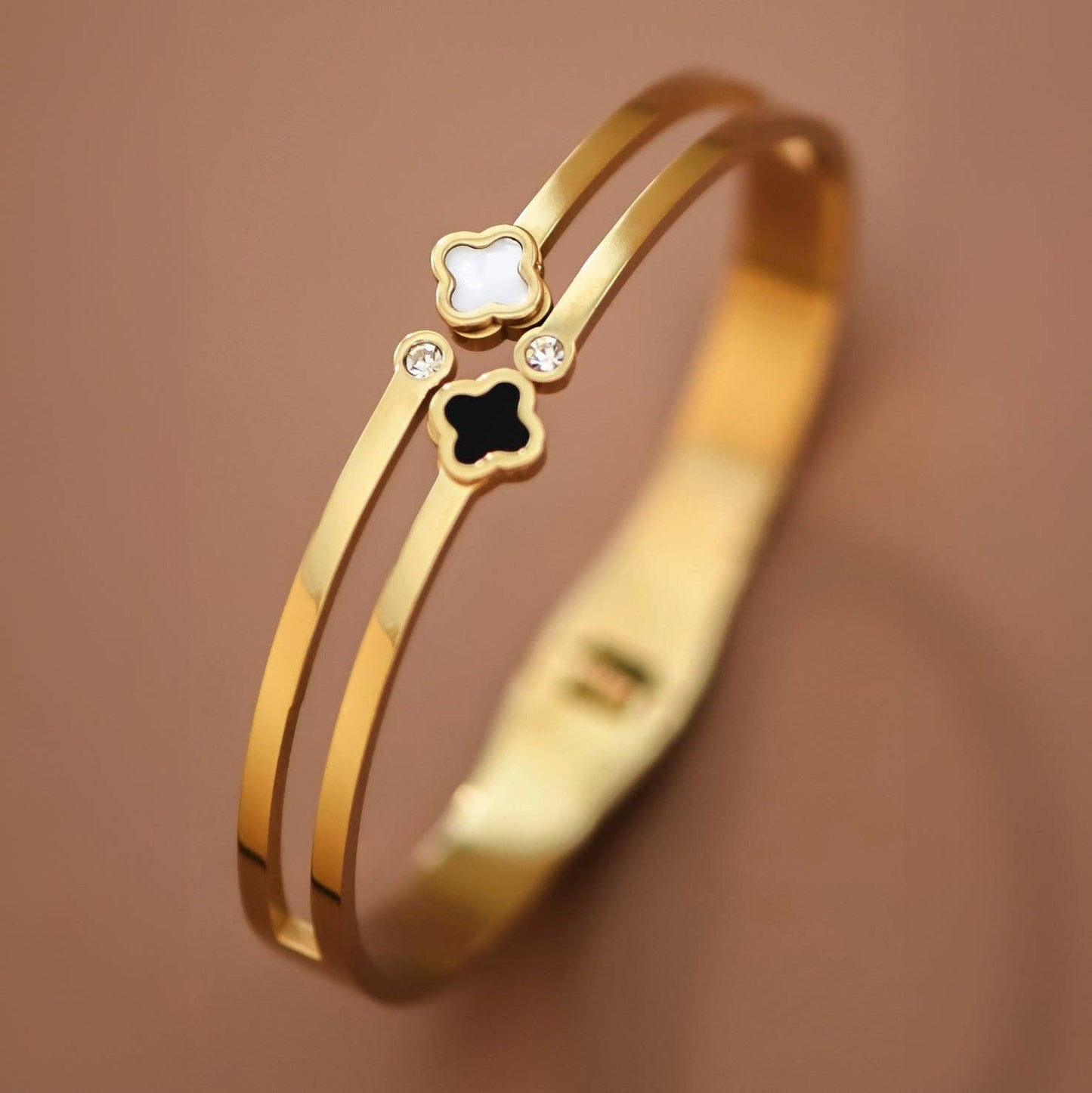 Designer Inspired 18K Gold Plated Waterproof Bangle
