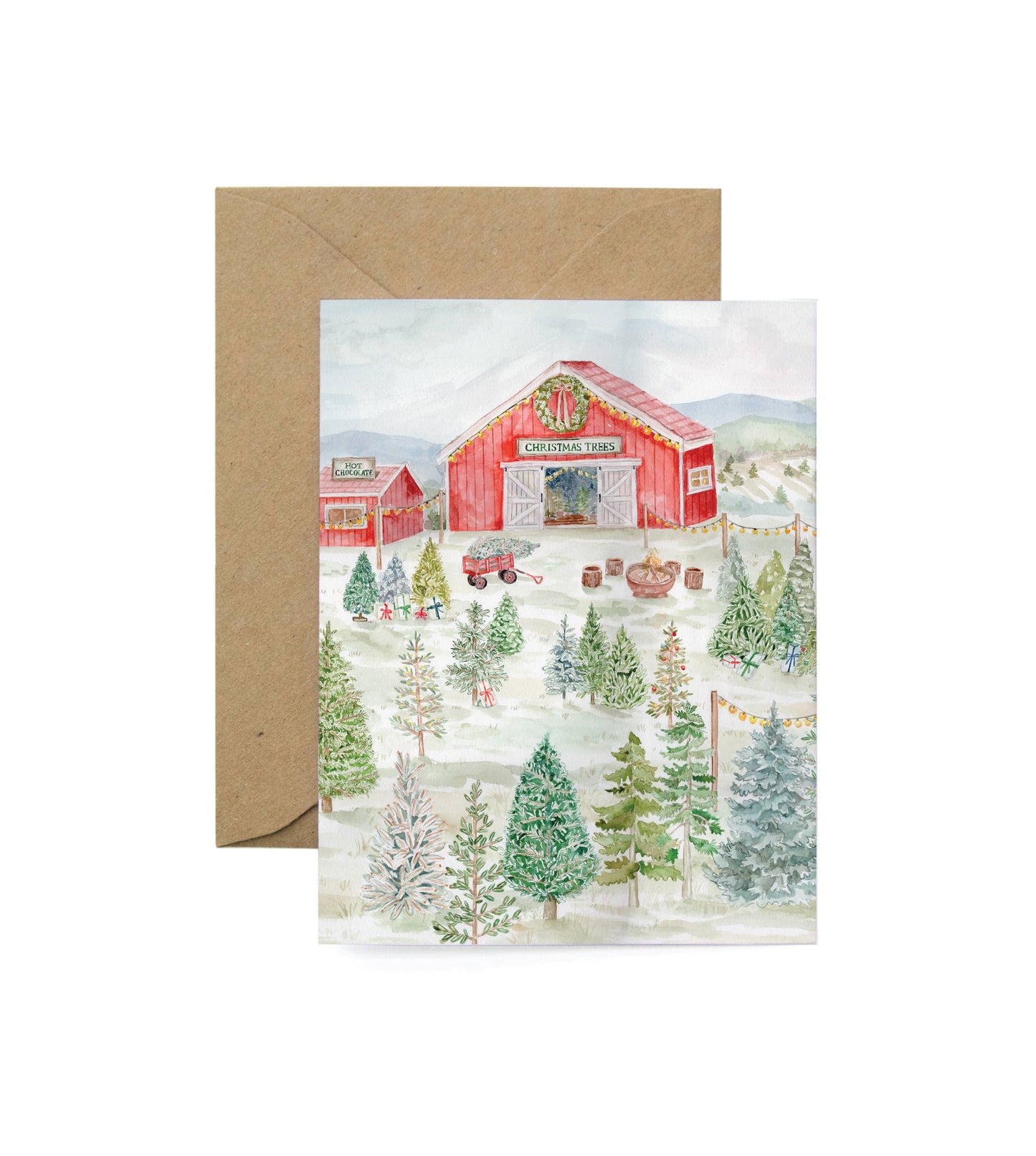 Christmas Tree Farm Greeting Card