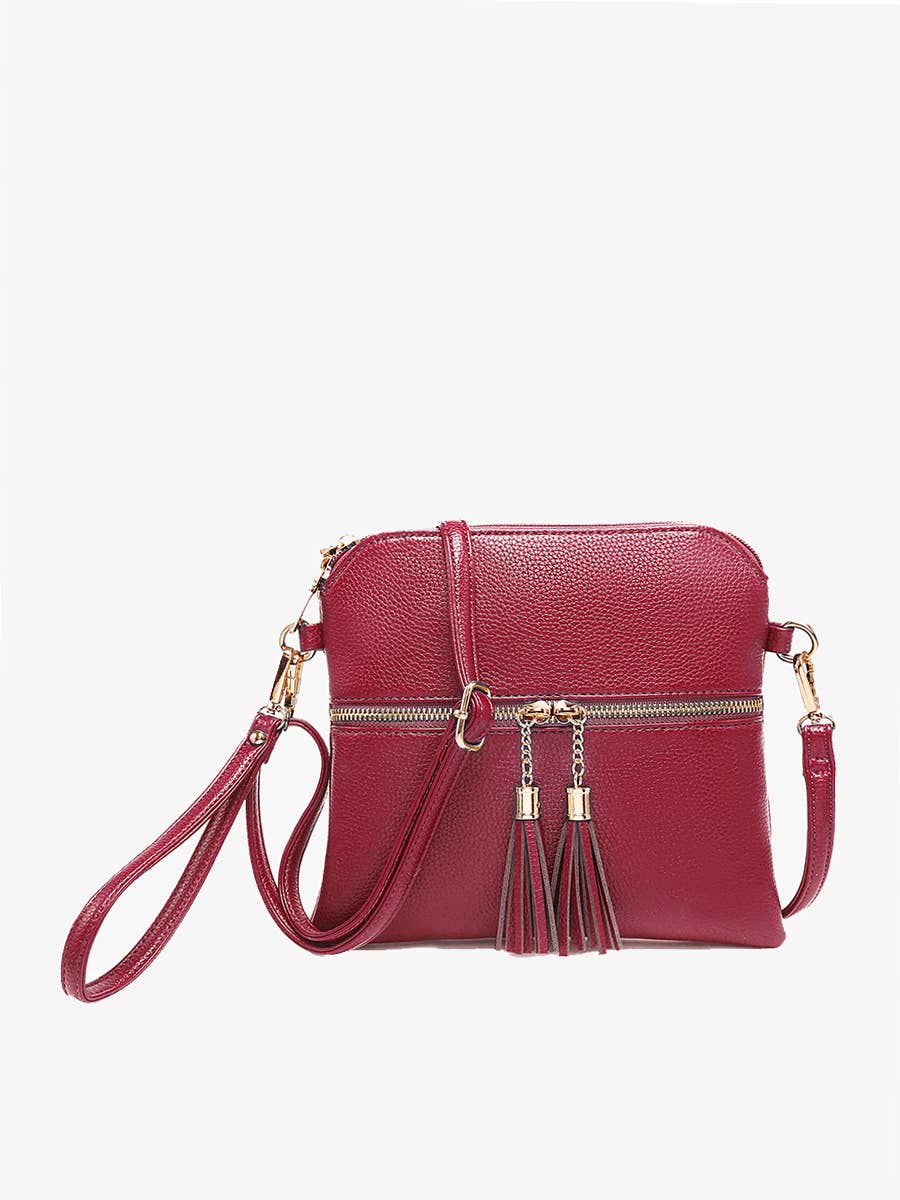 Tara Double Zip Crossbody/Wristlet - 2 color options