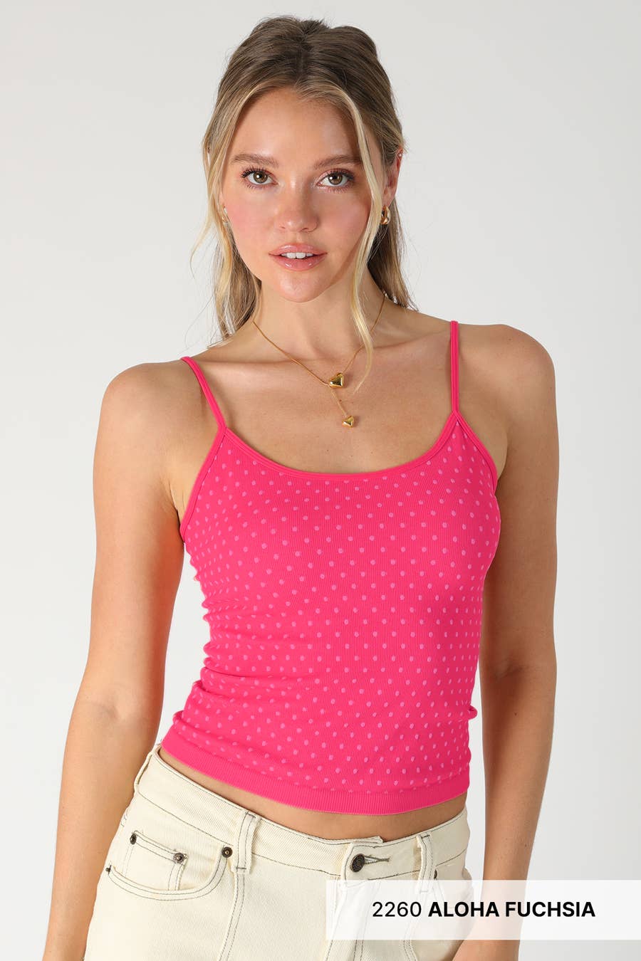 Polka Dot Strap Cami