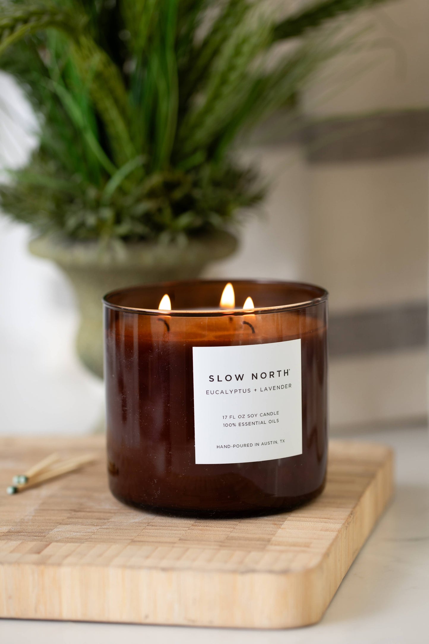 Eucalyptus + Lavender - 3-Wick Non-Toxic Candle