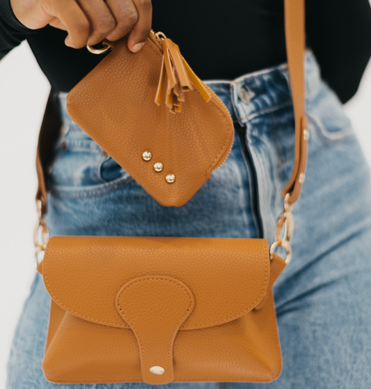 Khloe Vegan Leather Crossbody