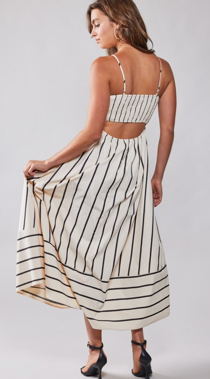 Striped Maxi Dress