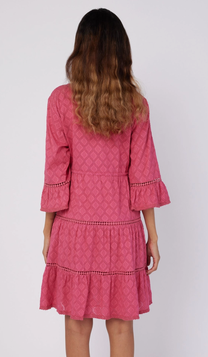 Desideria Raspberry Pink Resort Dress