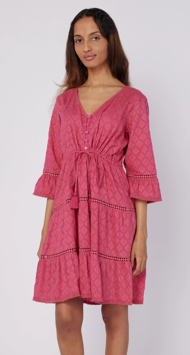 Desideria Raspberry Pink Resort Dress