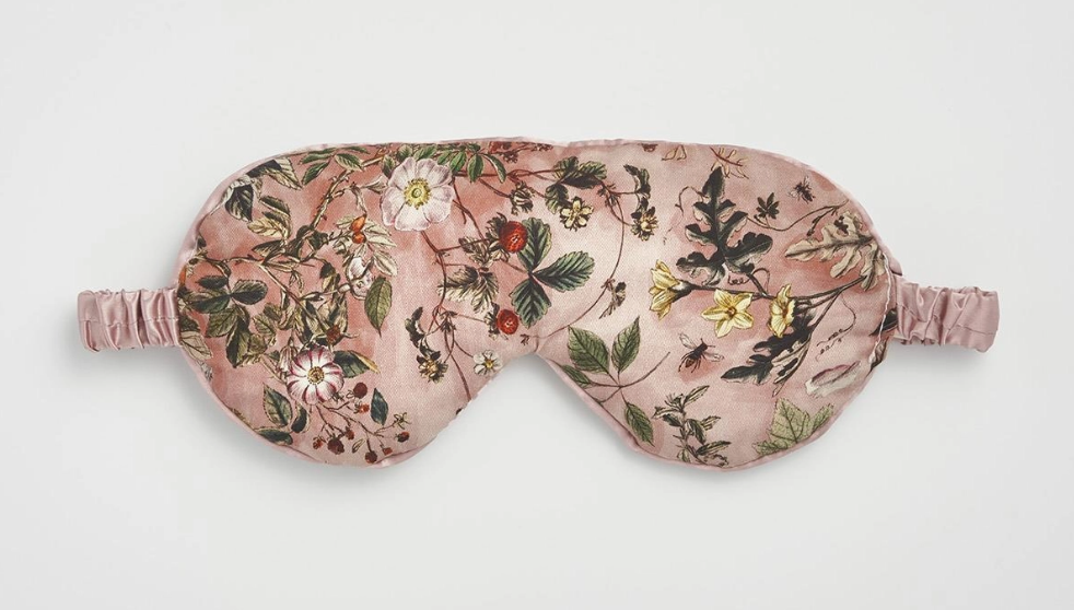 Nocturnal Garden Sleep Mask Pink Lady