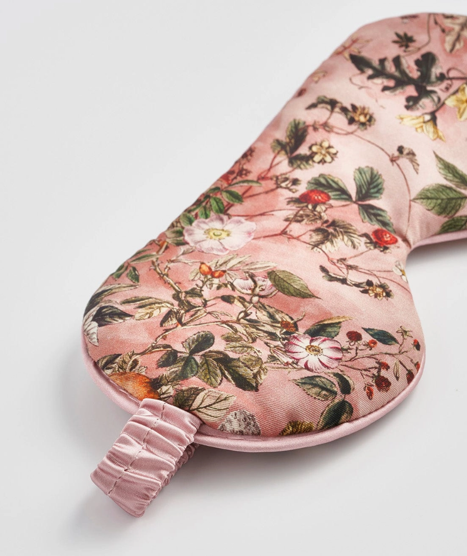 Nocturnal Garden Sleep Mask Pink Lady