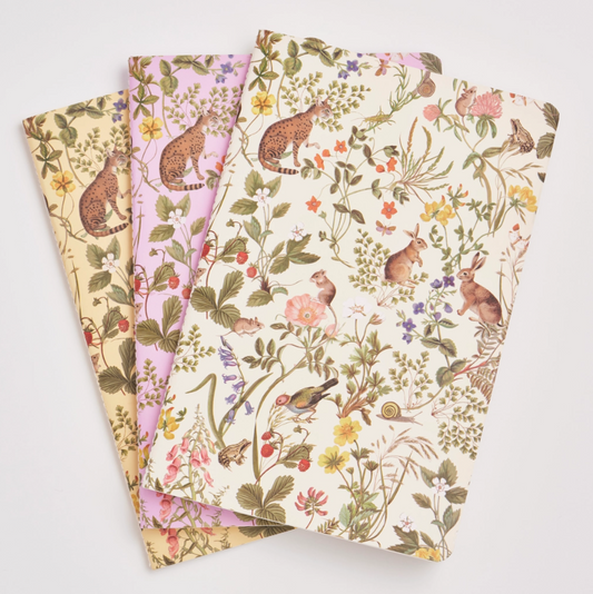 Fable Meadow Creatures Notebooks - Pack of 3