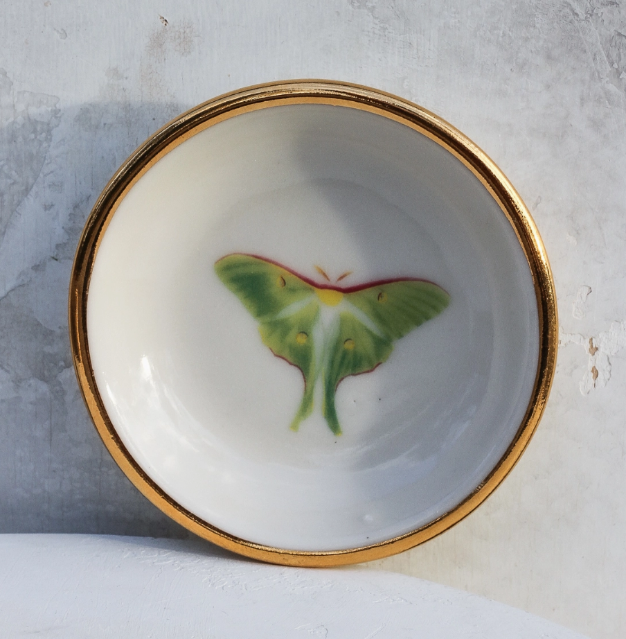 Butterfly Trinket Dish | Ring Dish | Handmade