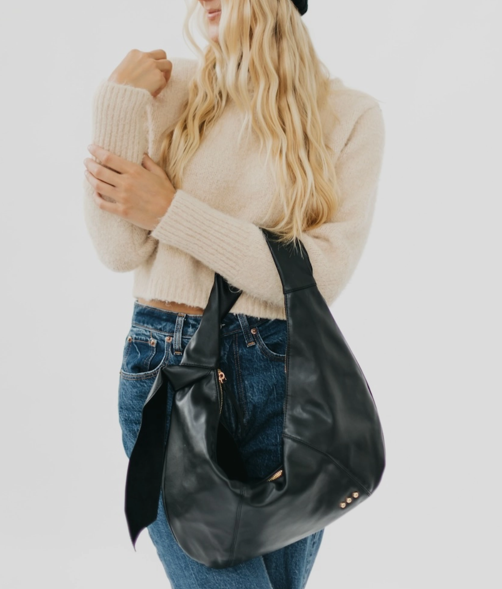 Bobbie Bow Hobo Shoulder Bag