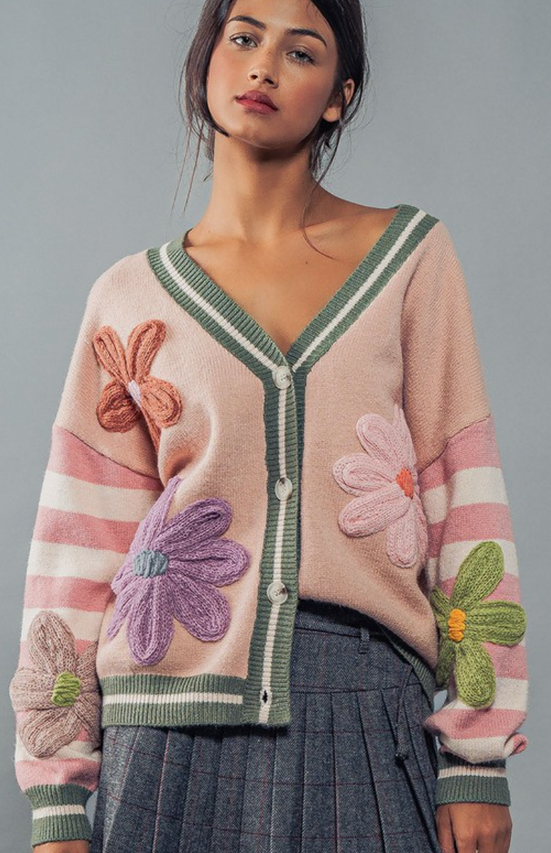 Lush Orchard Knit Cardigan