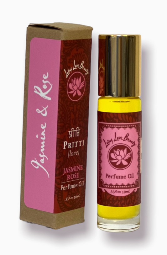 .33 oz Perfume Oil - Jasmine and Rose