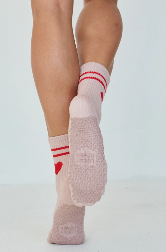 The Emmie Heart Sock