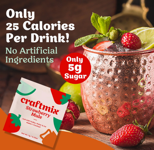Strawberry Mule Drink Mixer - 6 Servings Multipack