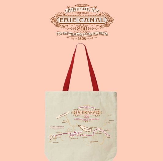Erie Canal 200th Anniversary Commemorative Cotton Canvas Tote Bag