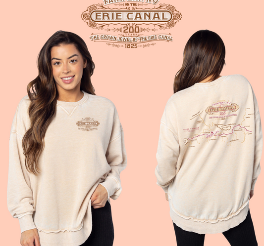 Erie Canal 200th Anniversary Commemorative Campus Pullover Sweatshirt