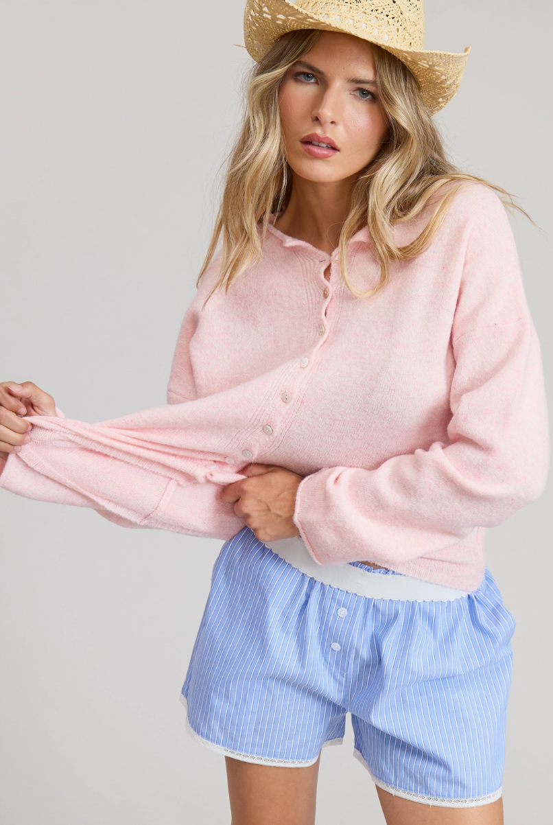 The Muse Button Down Cardigan -  Several color options