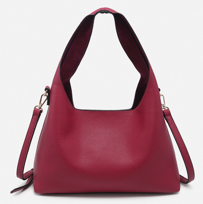 Adrianne Soft Hobo w/ Inner Bag - 5 color options
