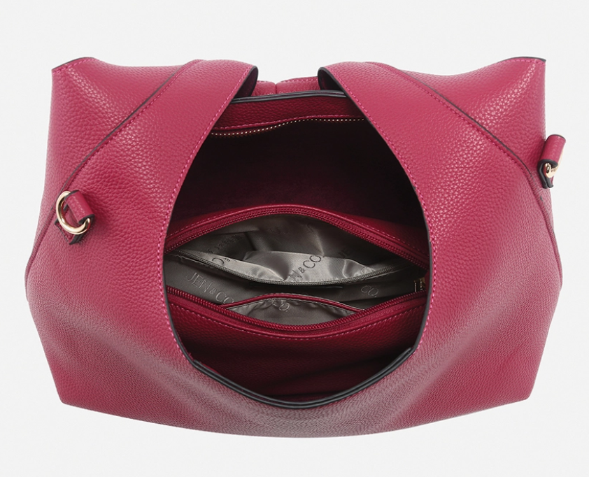 Adrianne Soft Hobo w/ Inner Bag - 5 color options