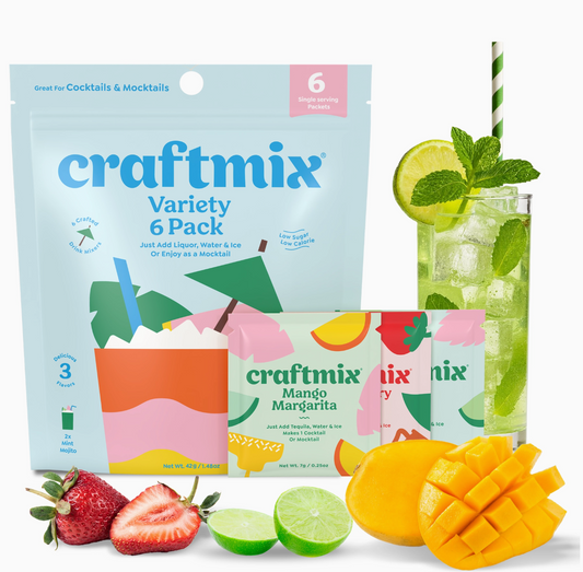Variety Pack Drink Mixers - 6 Servings Multipack