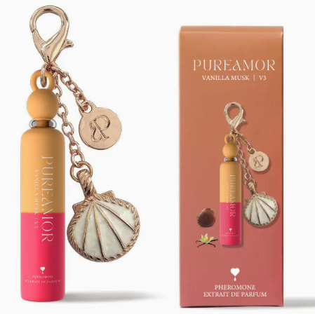 Pheromone Perfume - Vanilla Wood Mini Keychain