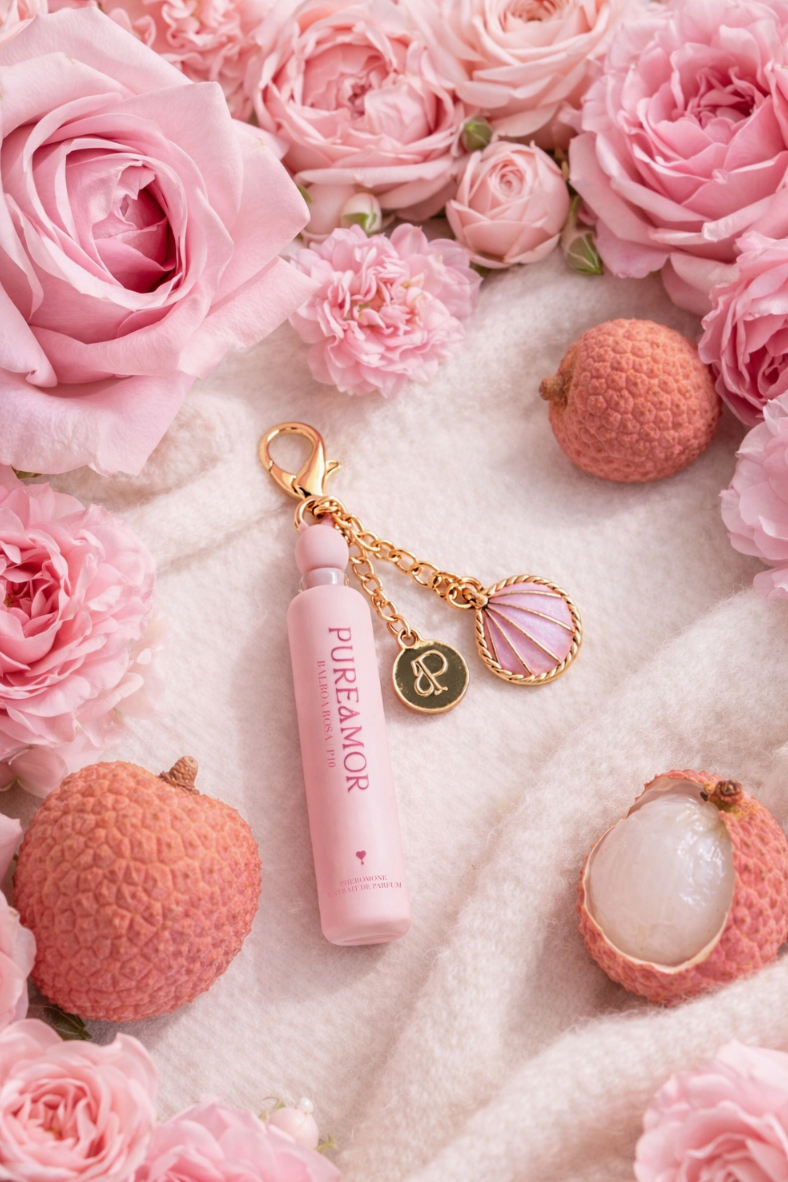 Balboa Rosa Pheromone Perfume Oil Keychain - 2ml Mini