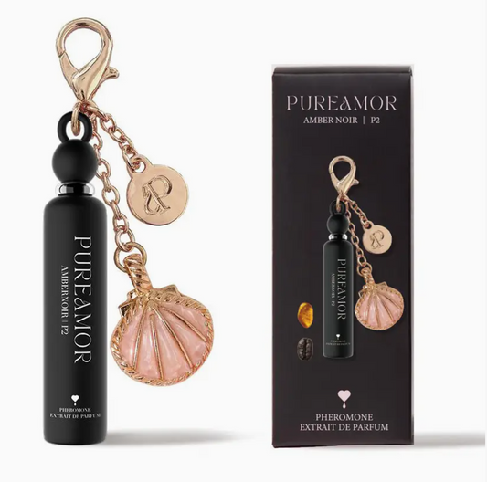 Amber Noir Pheromone Perfume Oil Keychain - 2ml Mini