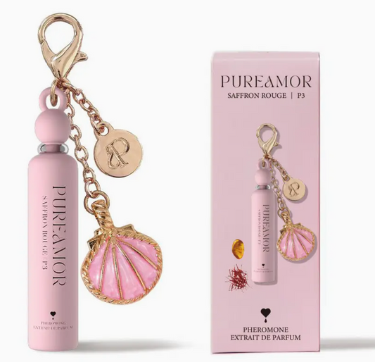 Saffron Rouge Pheromone Perfume Oil Keychain - 2ml Mini