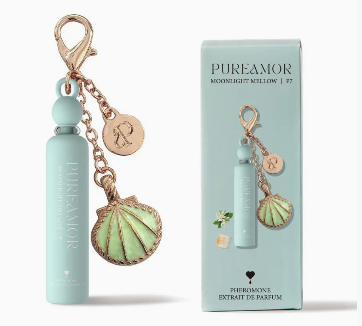 Moonlight Mellow Pheromone Perfume Oil Keychain - 2ml Mini