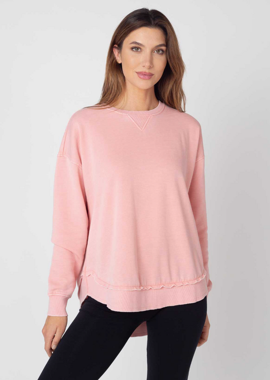 Buttery Soft Campus Pullover Sweatshirt