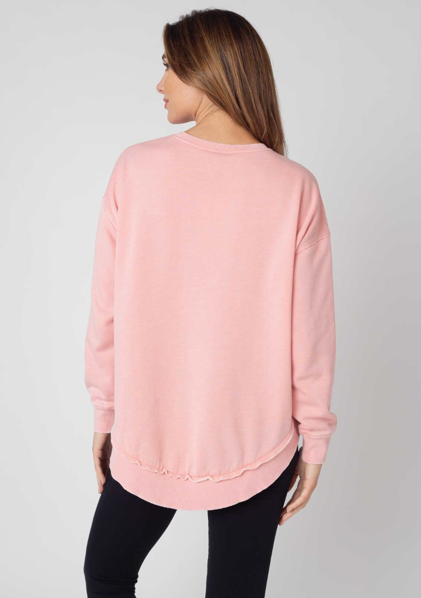 Buttery Soft Campus Pullover Sweatshirt