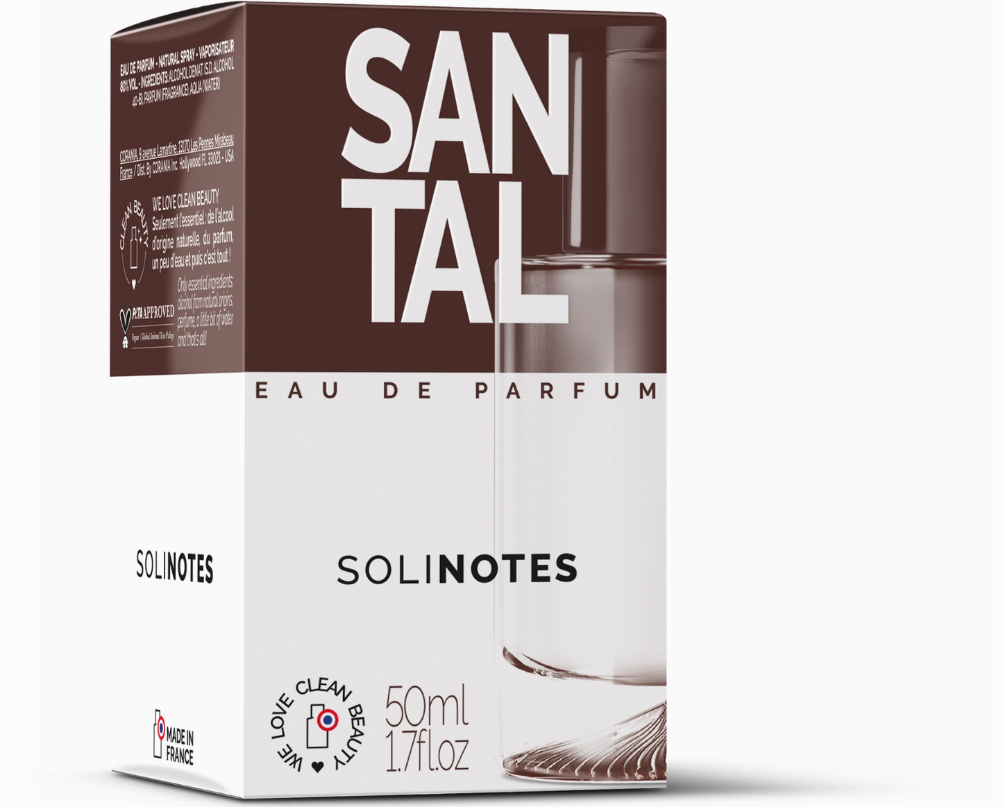 Sandalwood Eau de Parfum/Cologne 1.7 oz - CLEAN BEAUTY
