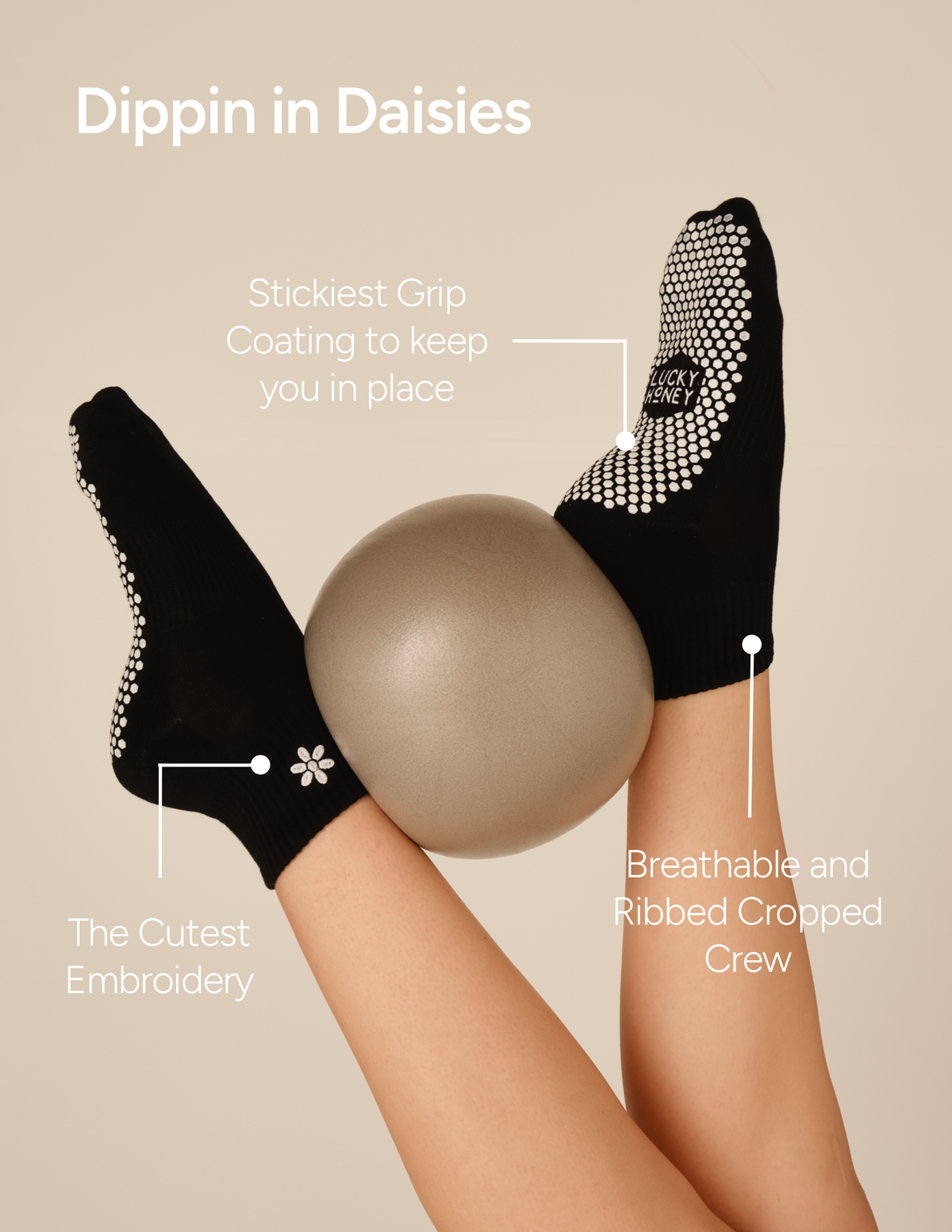 The Harlow Grip Sock
