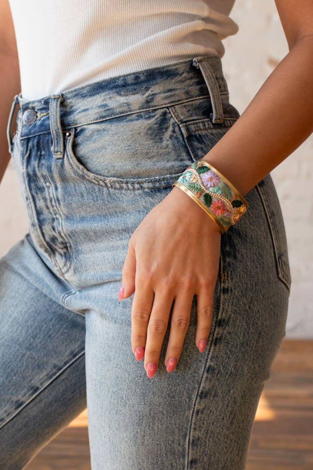 Wildflower Bloom Cuff Bracelet