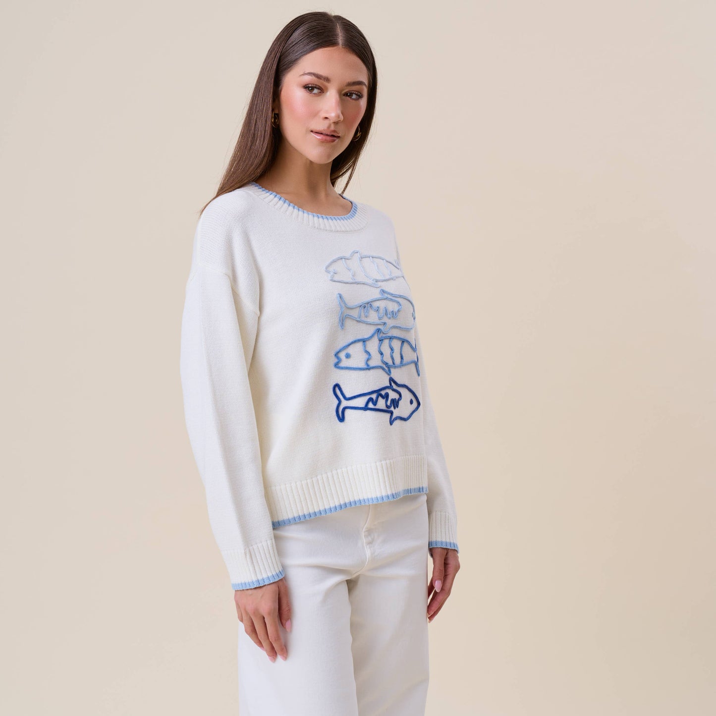Sardine embroidered sweater