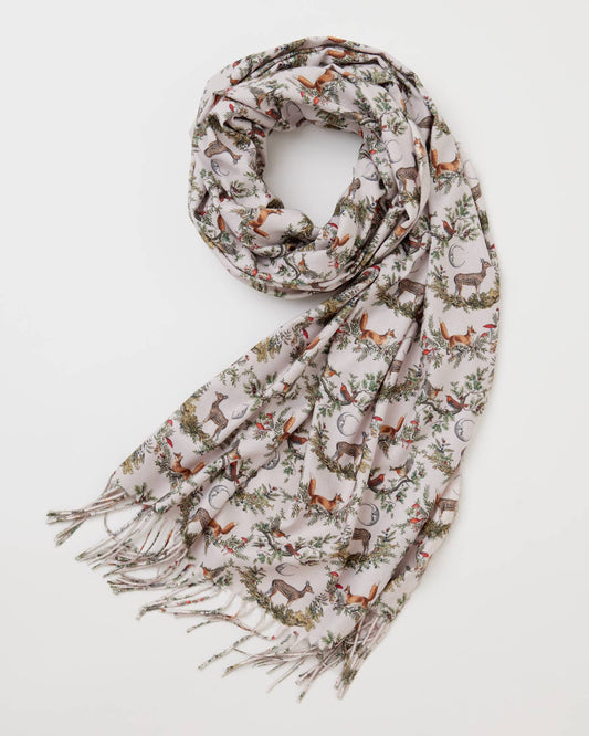FABLE A Night's Tale Woodland Heavyweight Scarf Crystal