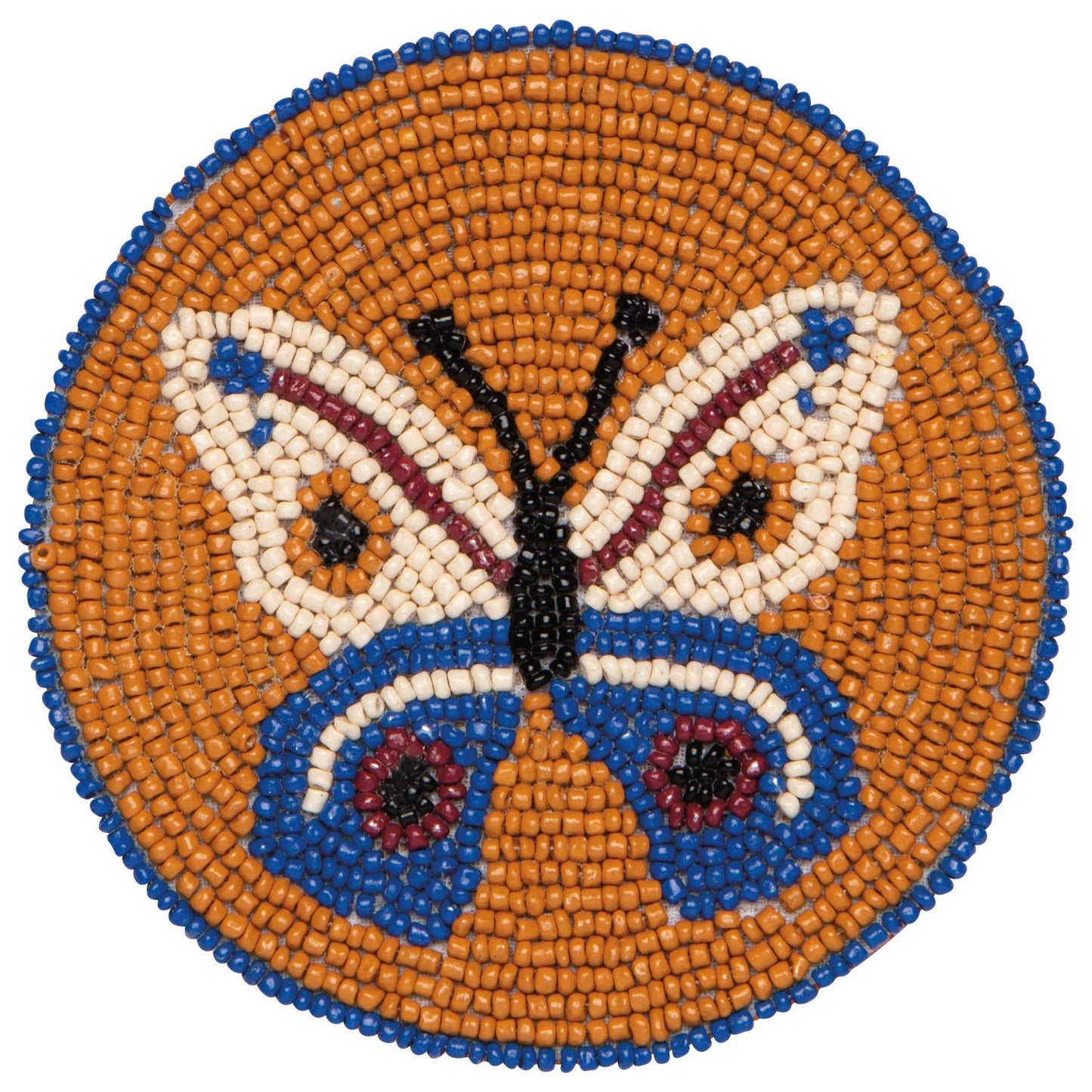 Butterfly Beaded Coasters Set of 4