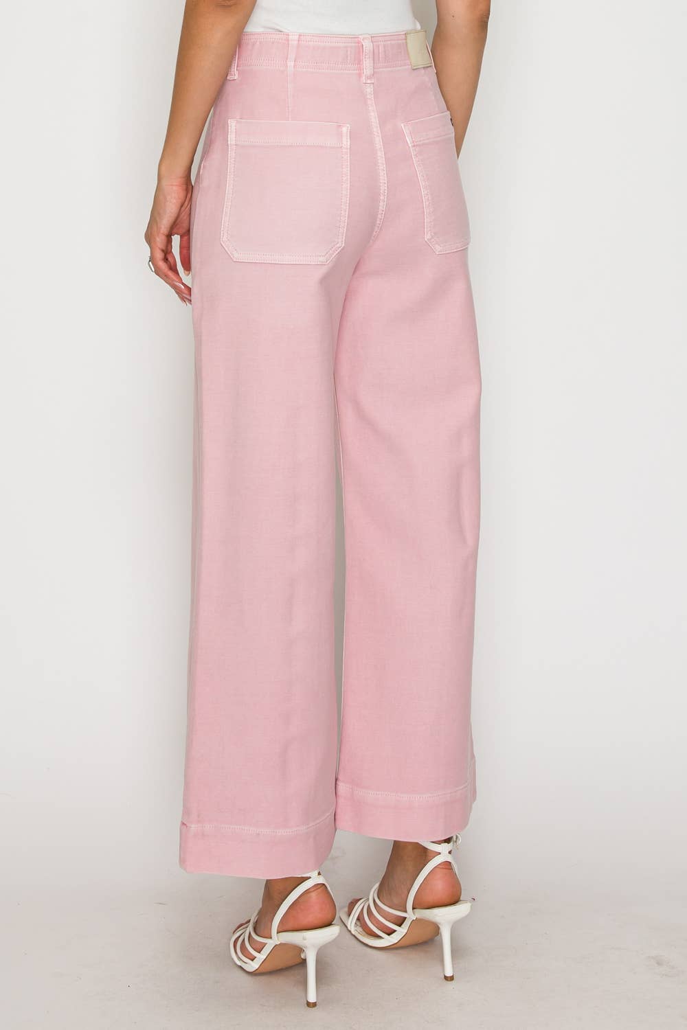 TUMMY CONTROL ULTRA HIGH RISE CROP WIDE JEANS