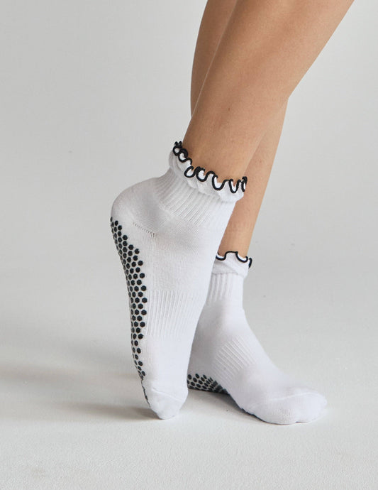 The Ruffle Grip Sock