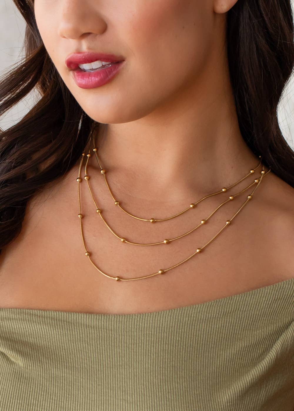 The Luxe Layered Beaded Necklace